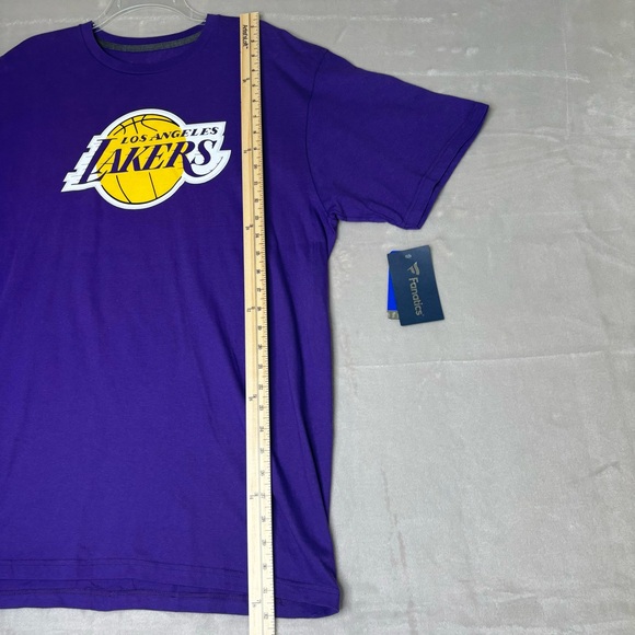 NWT Lakers TShirt XL Purple Short Sleeve 23 Lebron James Fanatics NBA Basketball - Picture 11 of 11